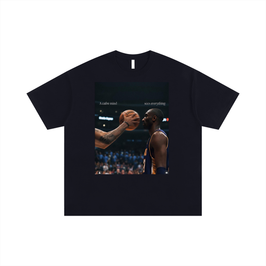 Kobe Calm Mind Unisex Oversized Cotton T-Shirt